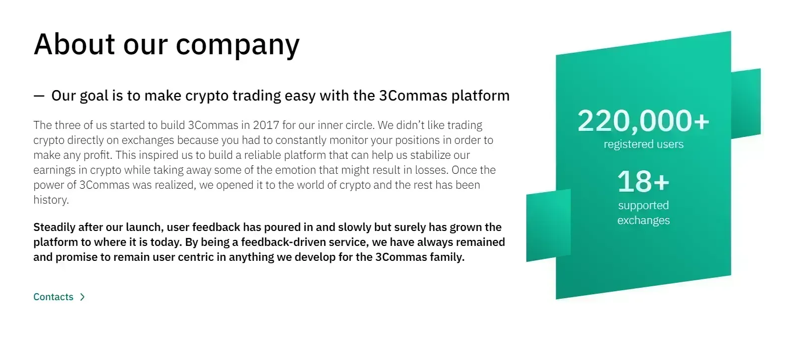 3Commas - All information about 3Commas ICO (Token Sale) - ICO Drops