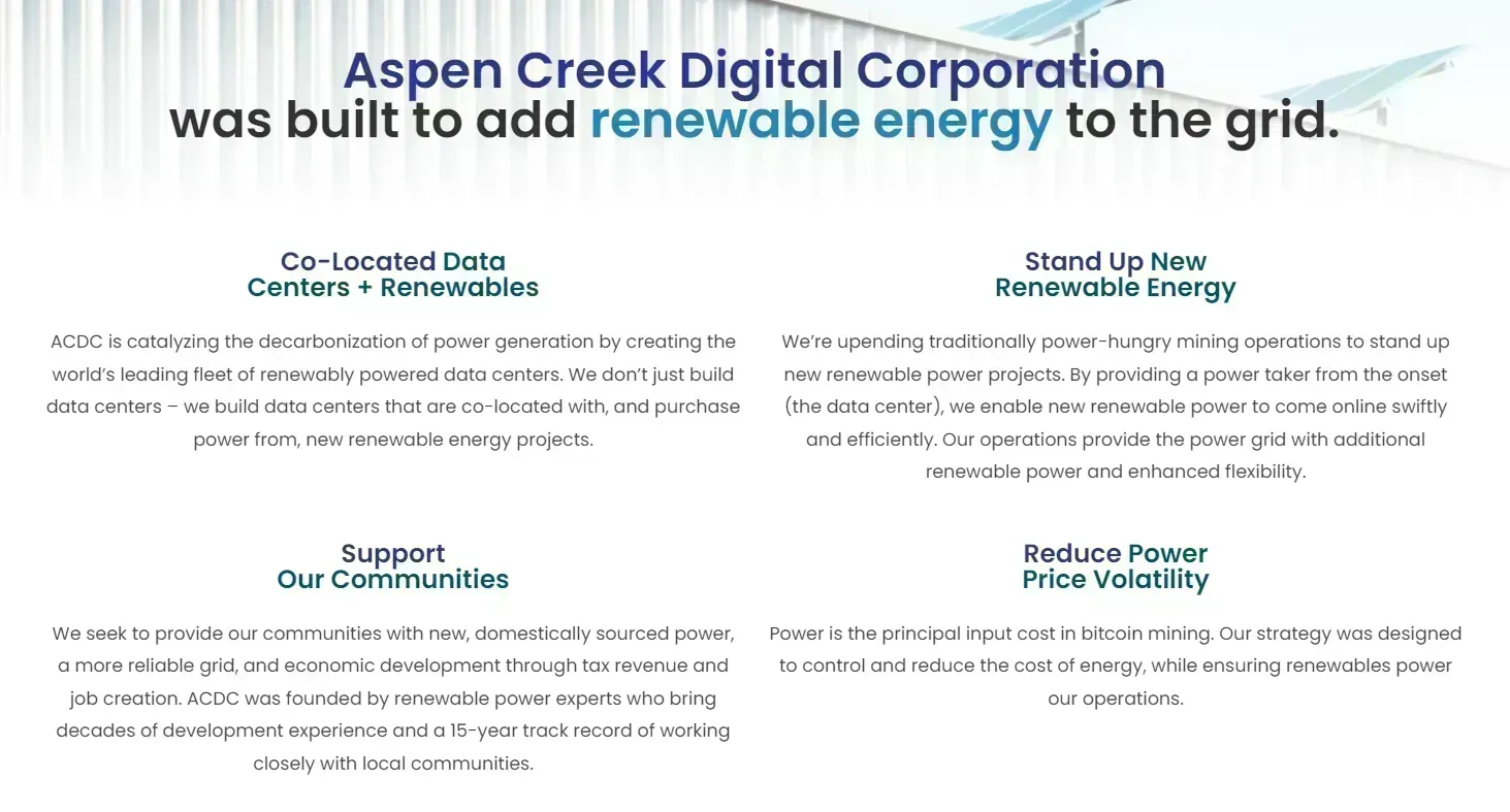 Aspen Creek Digital Corporation - All information about Aspen Creek Digital  Corporation ICO (Token Sale) - ICO Drops