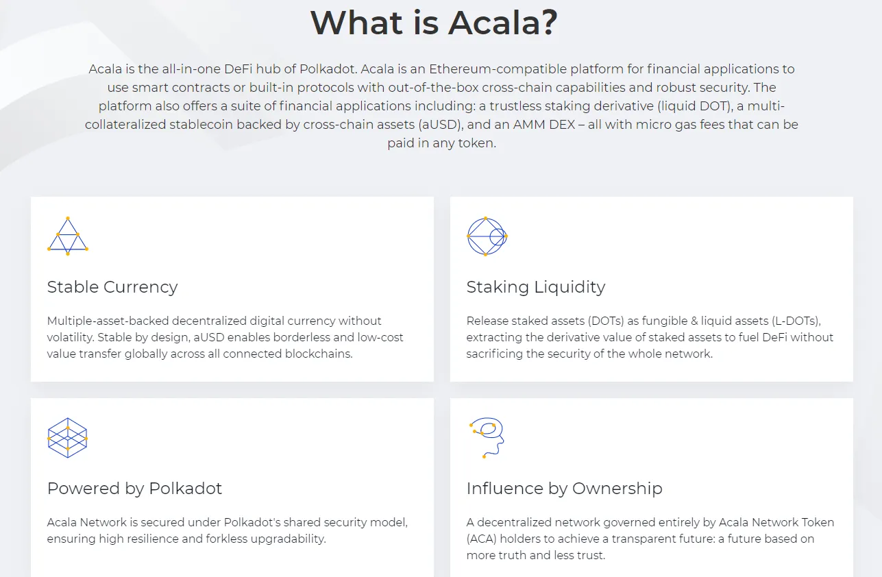 Acala Network (ACA) - All information about Acala Network ICO (Token Sale)  - ICO Drops