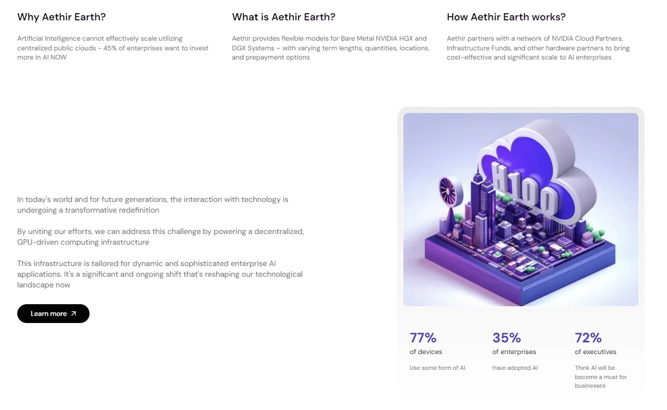 Aethir (ATH) - All information about Aethir ICO (Token Sale) - ICO Drops