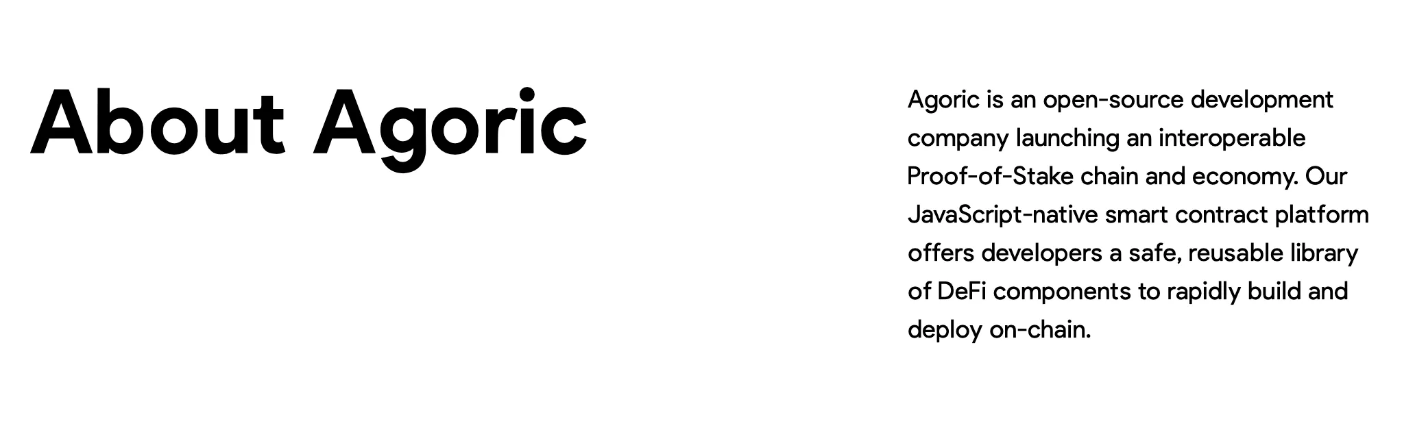 Agoric - All information about Agoric ICO (Token Sale) - ICO Drops