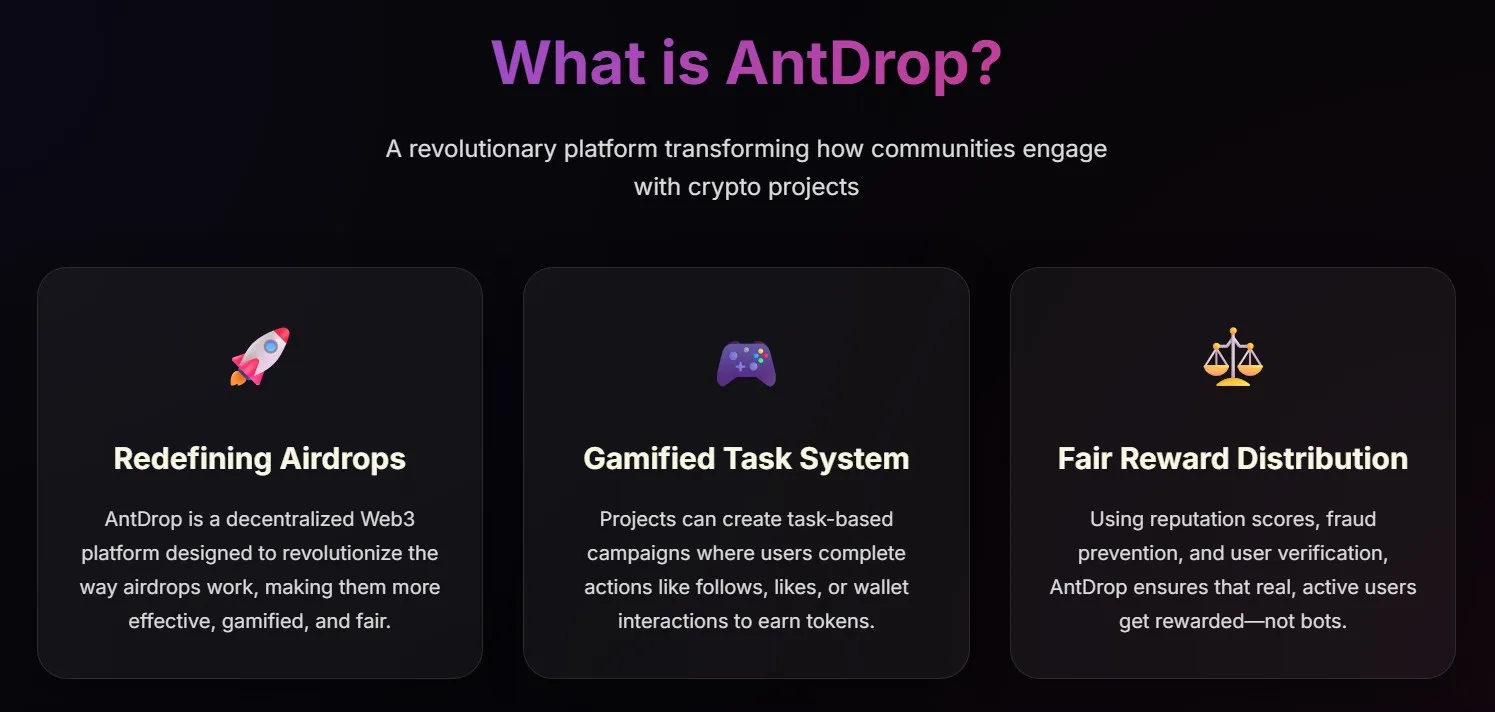 AntDrop (ANT) - All information about AntDrop ICO (Token Sale) - ICO Drops