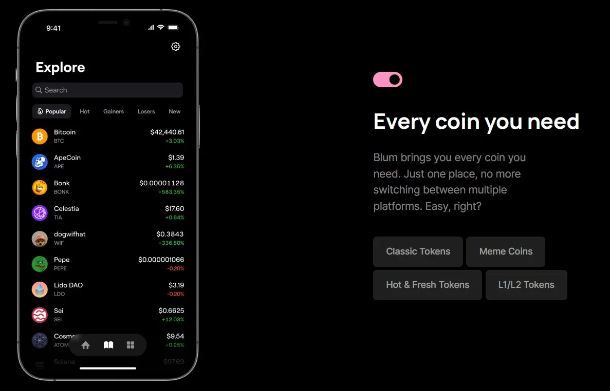 Blum (BLUM) - All information about Blum ICO (Token Sale) - ICO Drops