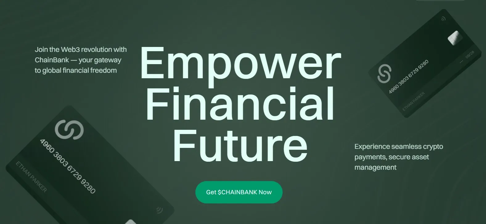 ChainBank (CHAINBANK) - All information about ChainBank ICO (Token Sale) -  ICO Drops