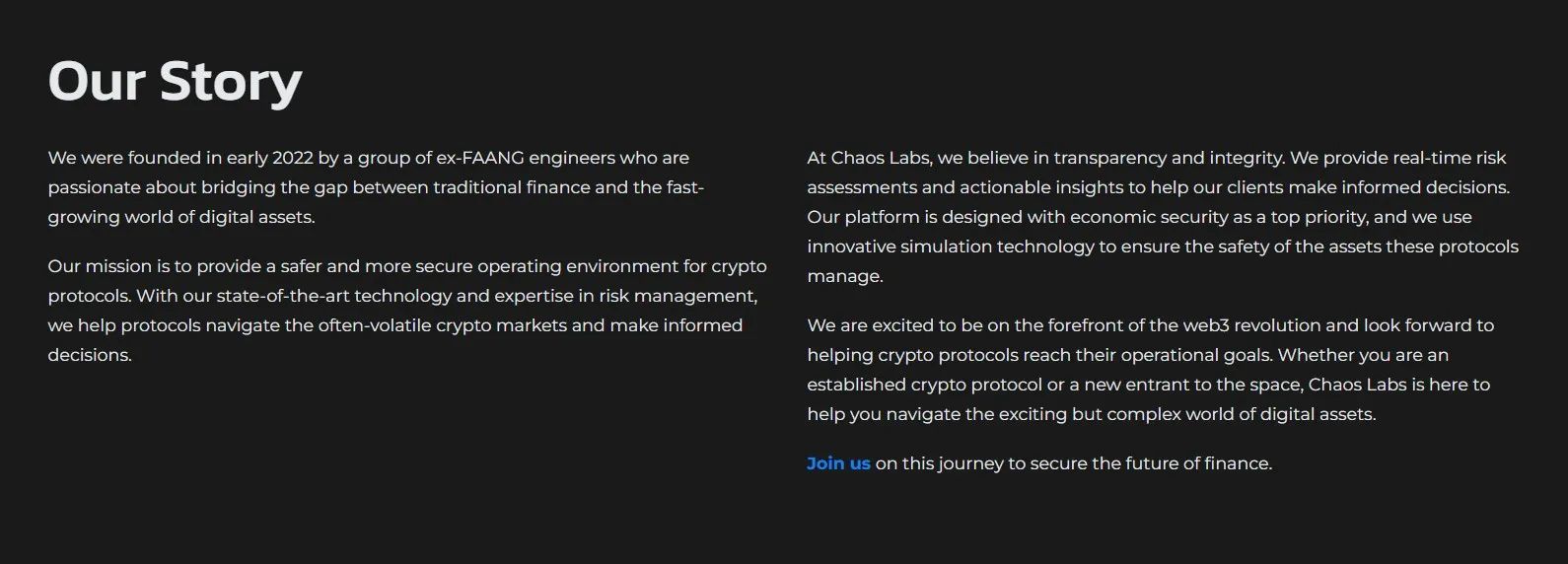 Chaos Labs - All information about Chaos Labs ICO (Token Sale) - ICO Drops