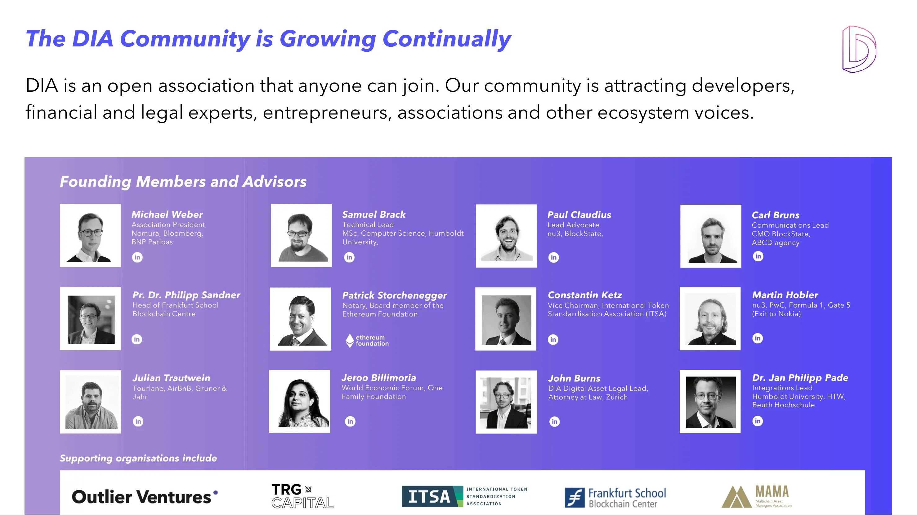 DIA (DIA) - All information about DIA ICO (Token Sale) - ICO Drops