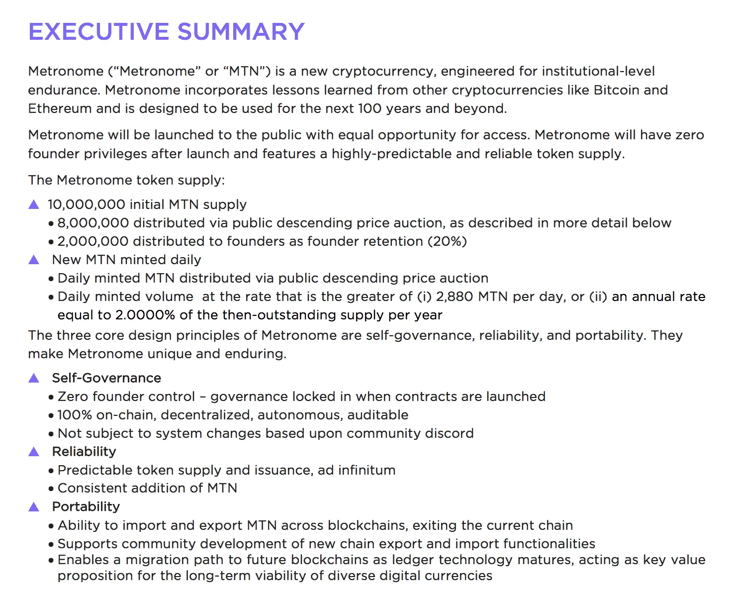 Metronome (MET) - All information about Metronome ICO (Token Sale) - ICO  Drops