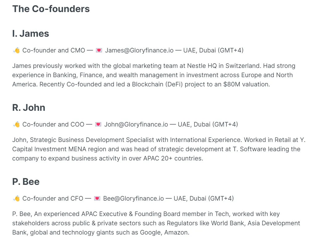 Glory Finance (GLR) - All information about Glory Finance ICO (Token Sale)  - ICO Drops