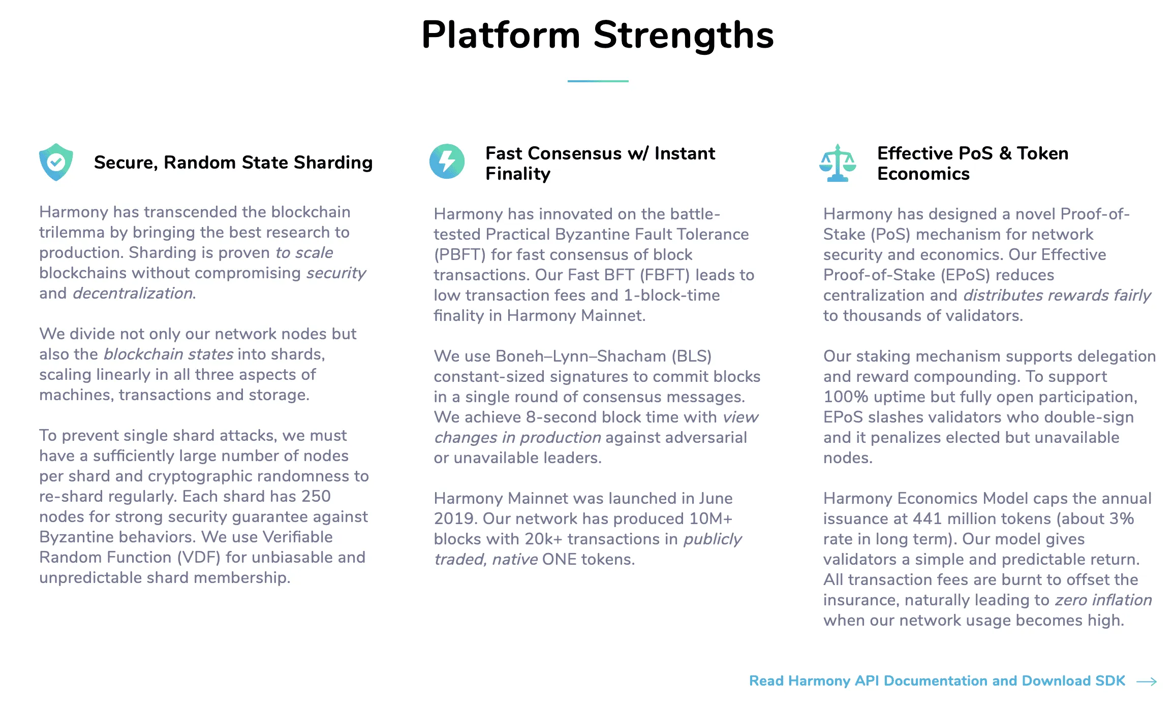 Harmony (ONE) - All information about Harmony ICO (Token Sale) - ICO Drops