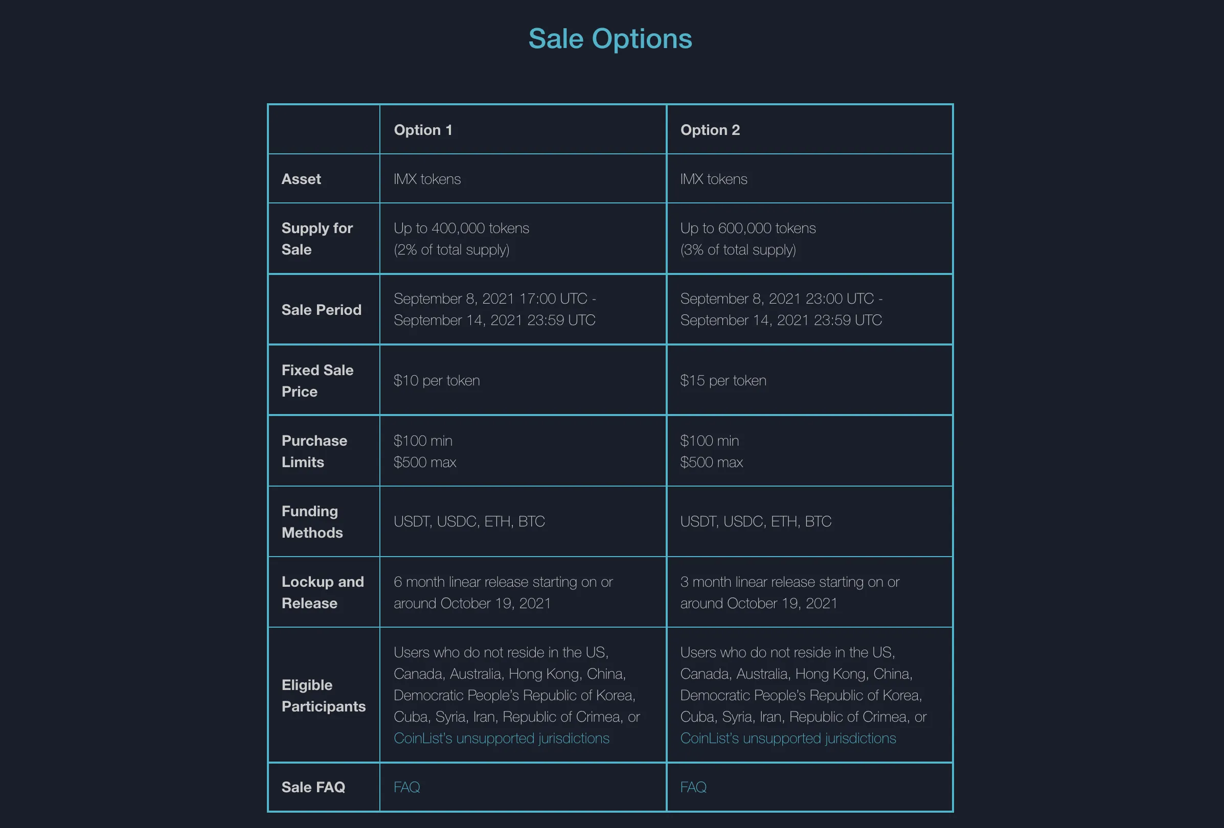 Immutable X (IMX) - All information about Immutable X ICO (Token Sale) -  ICO Drops