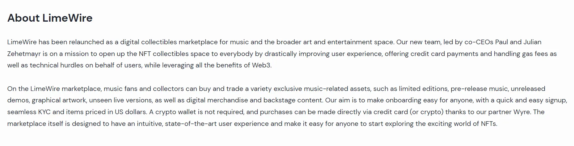 LimeWire (LMWR) - All information about LimeWire ICO (Token Sale) - ICO  Drops