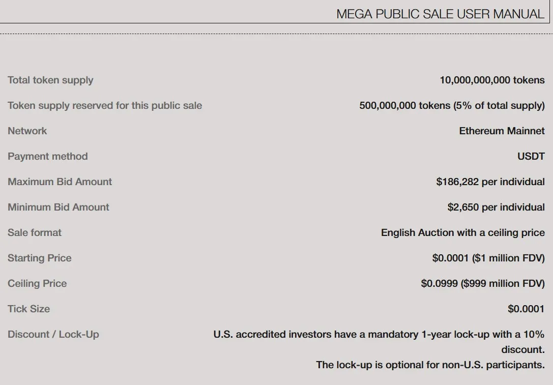 MegaETH (MEGA) - All information about MegaETH ICO (Token Sale) - ICO Drops