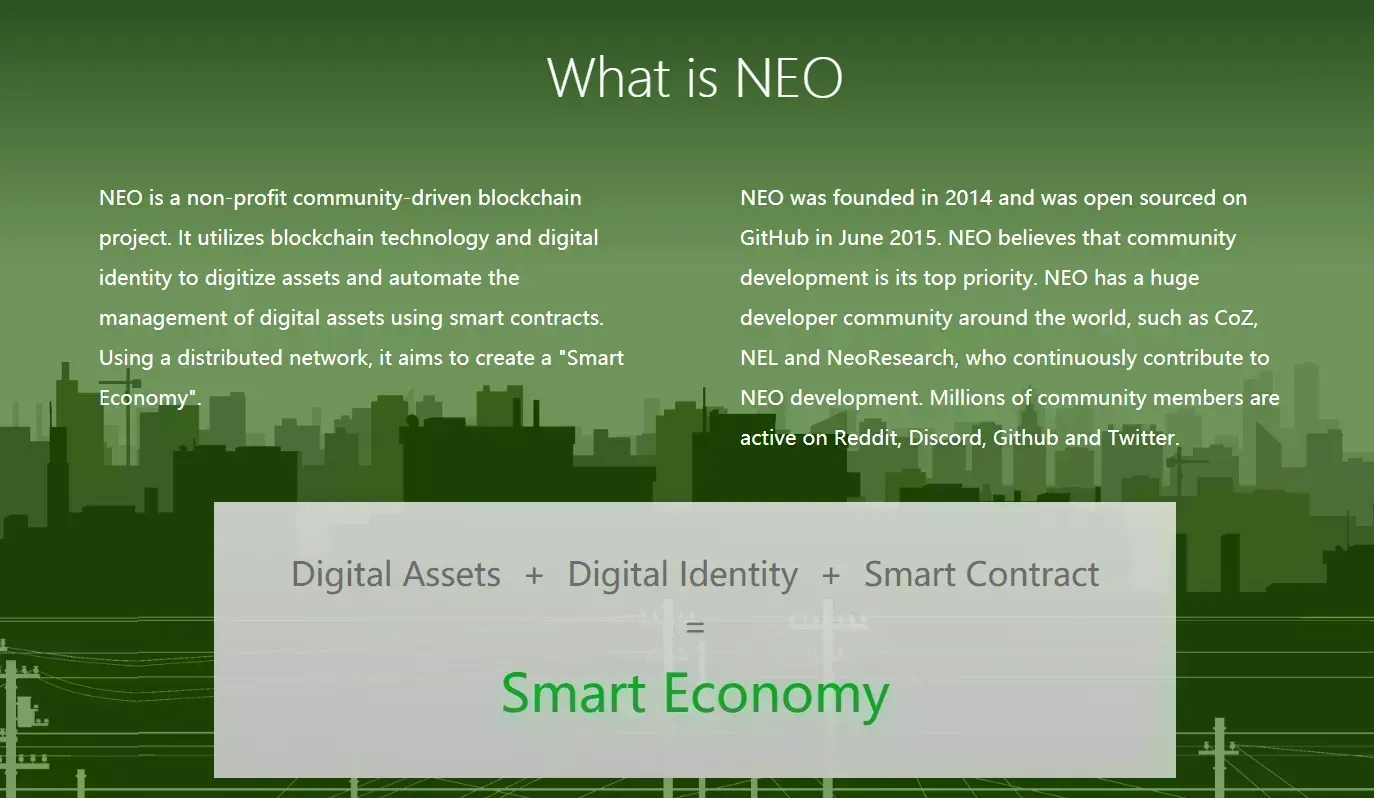 NEO (NEO) - All information about NEO ICO (Token Sale) - ICO Drops