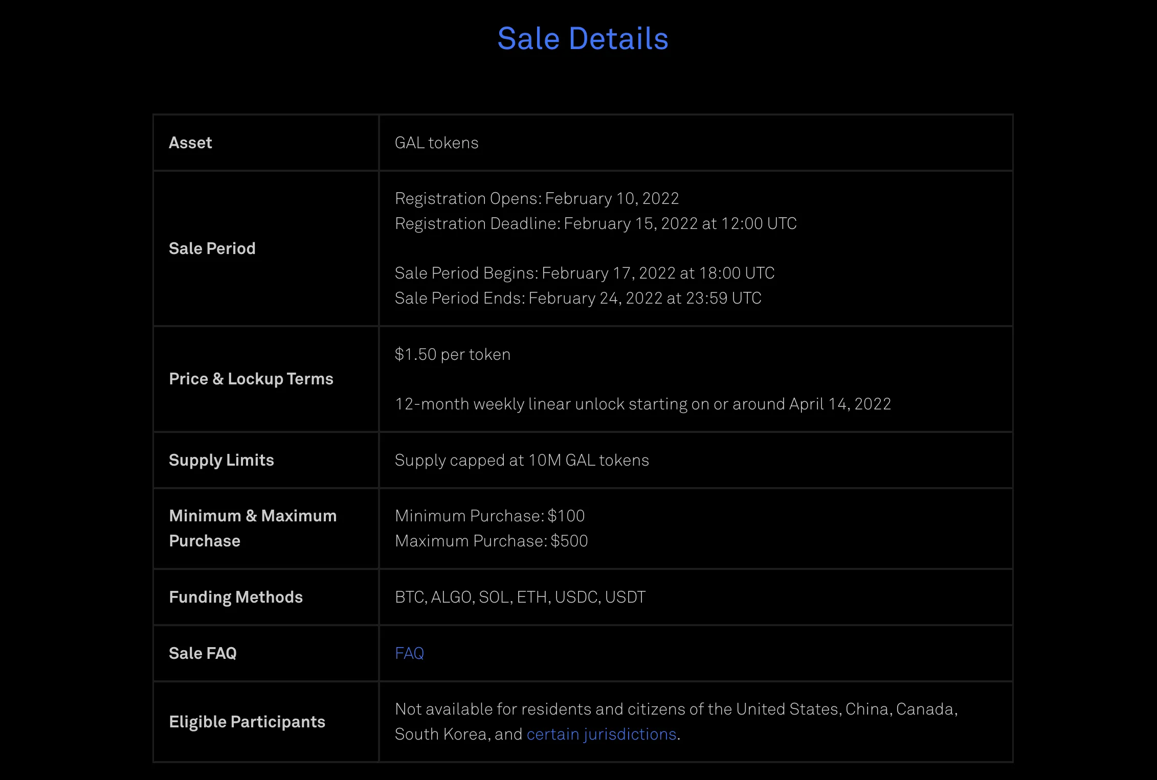 Project Galaxy (GAL) - All information about Project Galaxy ICO (Token  Sale) - ICO Drops