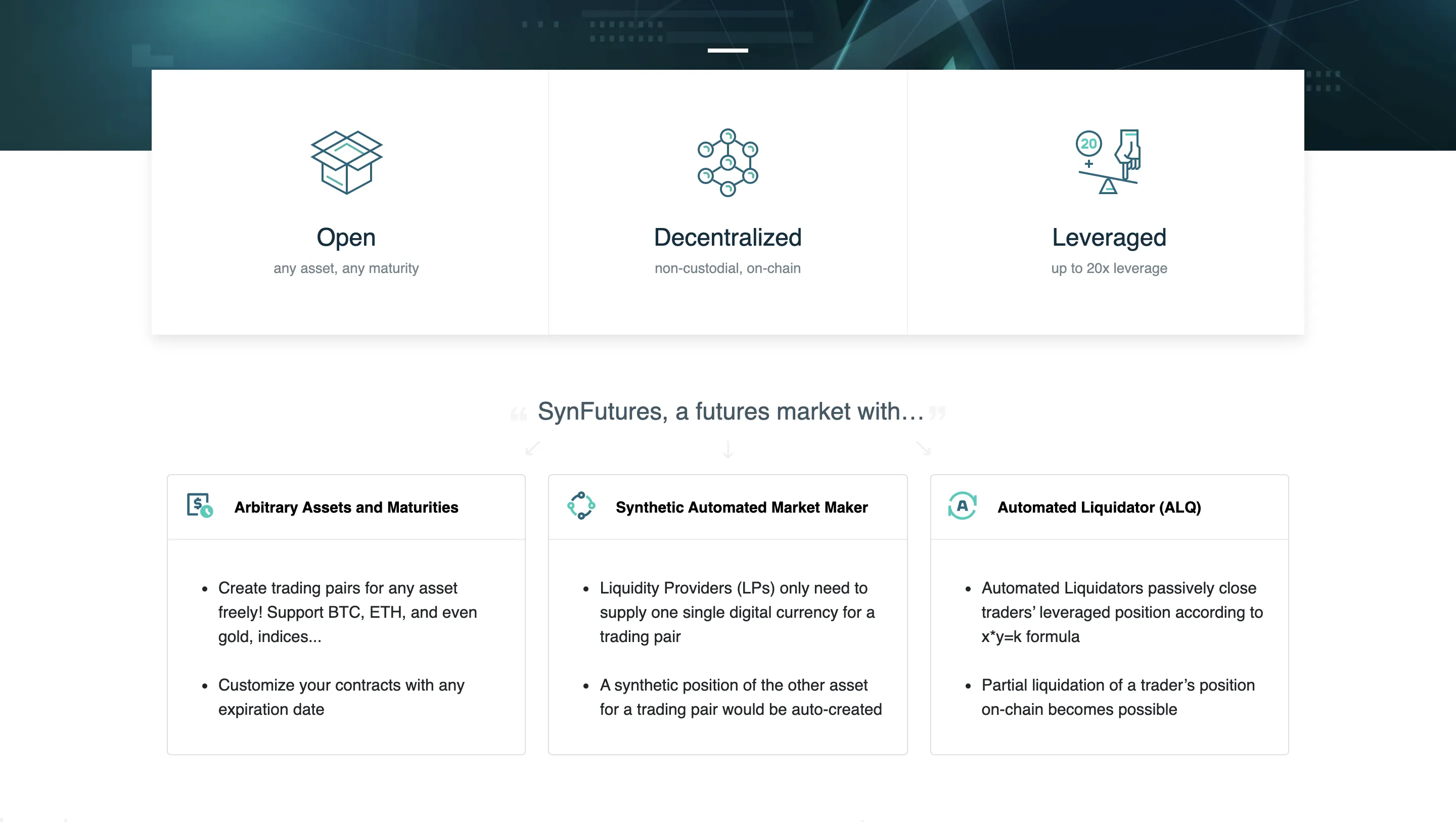 SynFutures - All information about SynFutures ICO (Token Sale) - ICO Drops