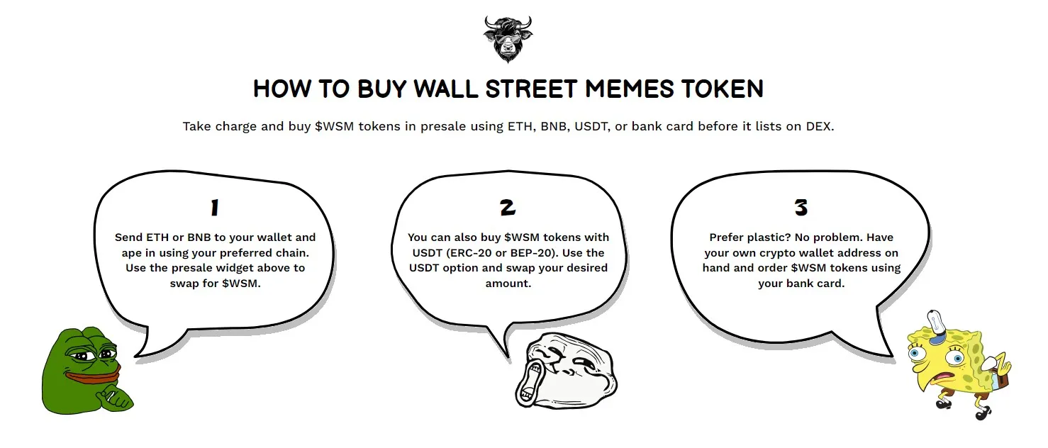 Wall Street Memes (WSM) - All information about Wall Street Memes ICO  (Token Sale) - ICO Drops