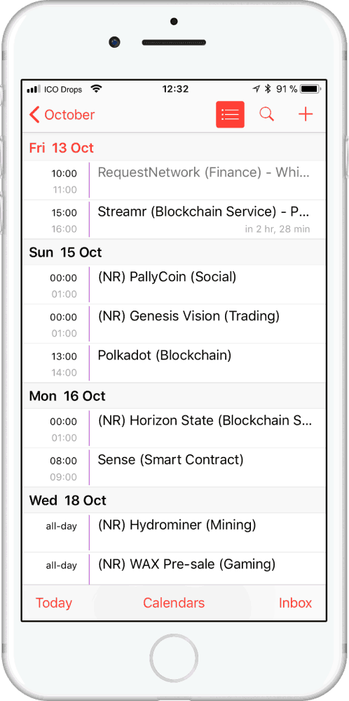 ico calendar