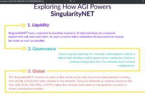 Exploring How AGI Powers SingularityNET
