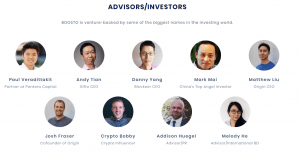 BOOSTO Advisors and Investors