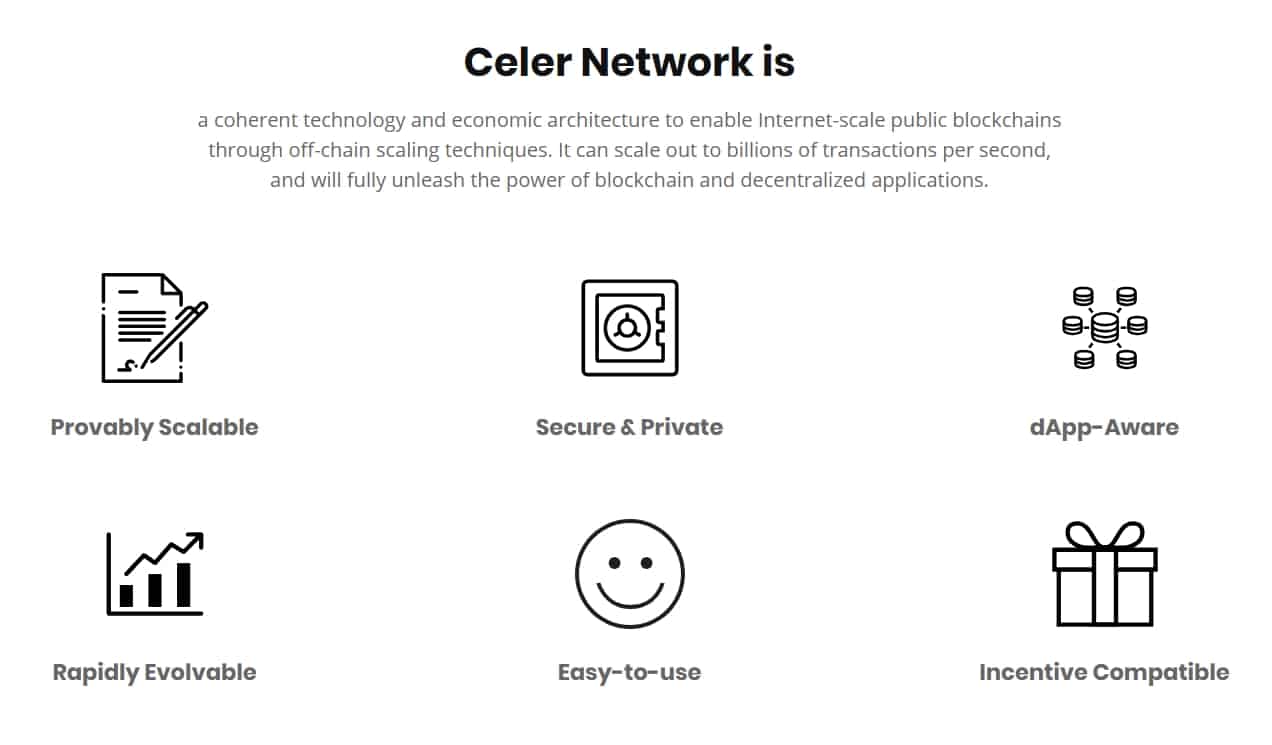 Điểm nổi bật của Celer Network (CELR)