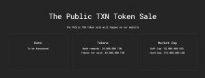 TxHash Network Token Sale