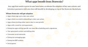 Storecoin Benefits