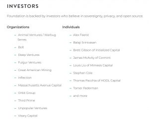 Foundation Investors