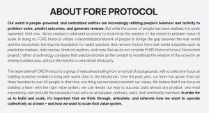 Fore Protocol About